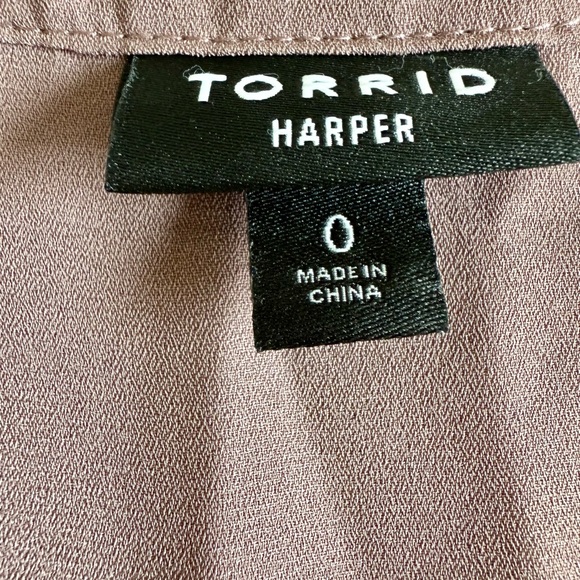 Torrid Dusty Purple Blouse - Picture 2 of 3
